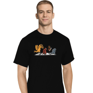 Shirts T-Shirts, Tall / Large / Black Kaiju Road