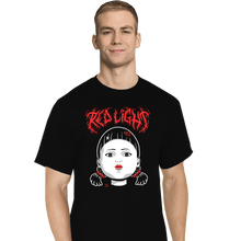 Load image into Gallery viewer, Shirts T-Shirts, Tall / Large / Black Red Light
