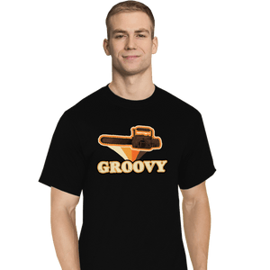 Shirts T-Shirts, Tall / Large / Black Groovy Tools