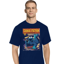 Load image into Gallery viewer, Daily_Deal_Shirts T-Shirts, Tall / Large / Navy Cookie Fiction
