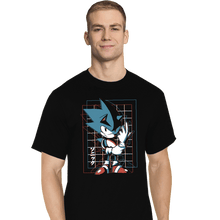 Load image into Gallery viewer, Shirts T-Shirts, Tall / Large / Black 3D Hedgehog

