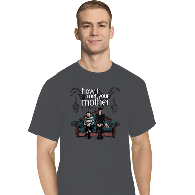 Secret_Shirts T-Shirts, Tall / Large / Charcoal How I Met Morticia