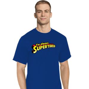 Shirts T-Shirts, Tall / Large / Royal Blue Supertired