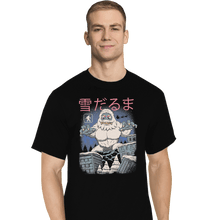Load image into Gallery viewer, Shirts T-Shirts, Tall / Large / Black Kaiju Snowman
