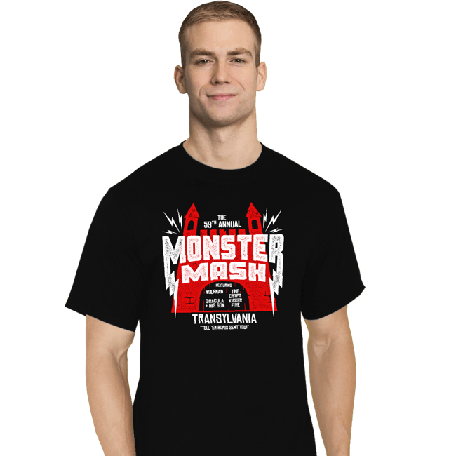 Daily_Deal_Shirts T-Shirts, Tall / Large / Black Monster Mash