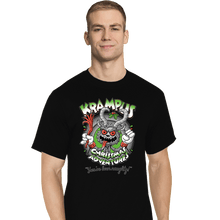Load image into Gallery viewer, Daily_Deal_Shirts T-Shirts, Tall / Large / Black Krampus Christmas Adventures
