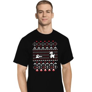 Shirts T-Shirts, Tall / Large / Black It's Dangerous To Go Alone At Christmas
