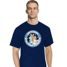 Load image into Gallery viewer, Daily_Deal_Shirts T-Shirts, Tall / Large / Navy Emotional Support Animals
