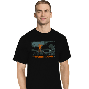Shirts T-Shirts, Tall / Large / Black Visit Mount Doom