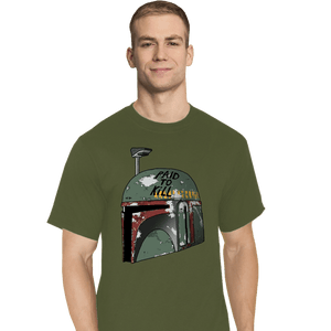 Shirts T-Shirts, Tall / Large / Military Green Paid To Kill