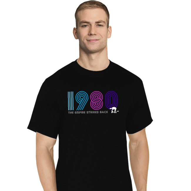 Shirts T-Shirts, Tall / Large / Black 1980 The Empire Strikes Back