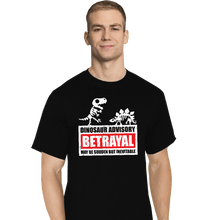 Load image into Gallery viewer, Daily_Deal_Shirts T-Shirts, Tall / Large / Black Betrayal Warning
