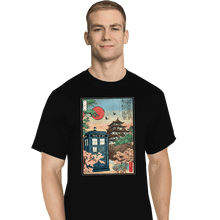 Load image into Gallery viewer, Daily_Deal_Shirts T-Shirts, Tall / Large / Black The Tardis In Japan
