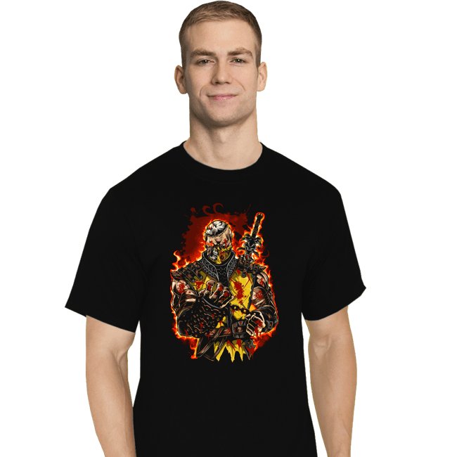 Secret_Shirts T-Shirts, Tall / Large / Black Blazing Retribution