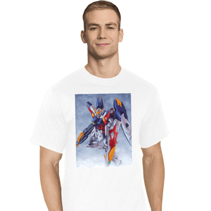 Daily_Deal_Shirts T-Shirts, Tall / Large / White Wing Zero Watercolor