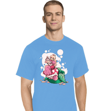 Load image into Gallery viewer, Shirts T-Shirts, Tall / Large / Royal Blue Princess Peach
