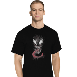 Shirts T-Shirts, Tall / Large / Black Venom Splatter