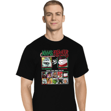 Load image into Gallery viewer, Daily_Deal_Shirts T-Shirts, Tall / Large / Black Xmas Fighter
