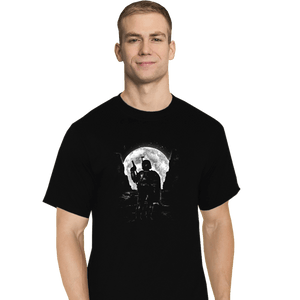 Shirts T-Shirts, Tall / Large / Black Moonlight Hunter