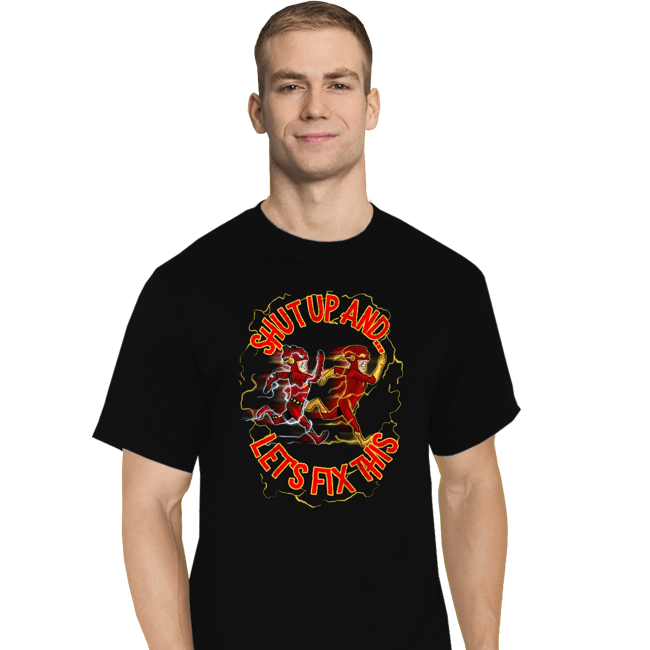 Secret_Shirts T-Shirts, Tall / Large / Black Let's Fix This