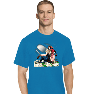 Shirts T-Shirts, Tall / Large / Royal Blue Flower Children