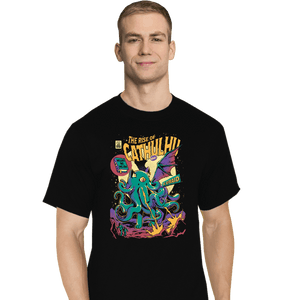 Secret_Shirts T-Shirts, Tall / Large / Black Rise Of Cathulu