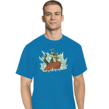 Load image into Gallery viewer, Secret_Shirts T-Shirts, Tall / Large / Royal Blue The Little Alligator

