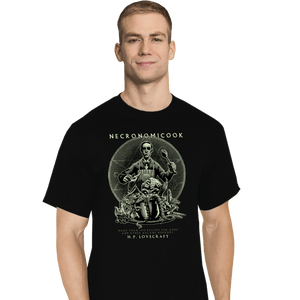 Shirts T-Shirts, Tall / Large / Black Necronomicook