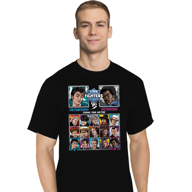 Shirts T-Shirts, Tall / Large / Black Time Fighters 14th VS 15th