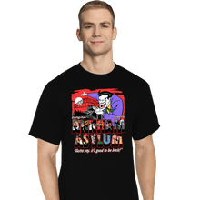 Load image into Gallery viewer, Daily_Deal_Shirts T-Shirts, Tall / Large / Black Greetings From The Asylum
