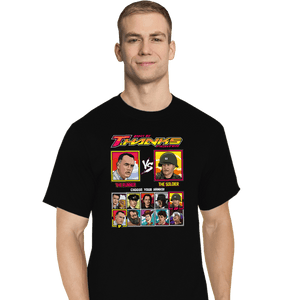 Shirts T-Shirts, Tall / Large / Black Tom Hanks Fighter