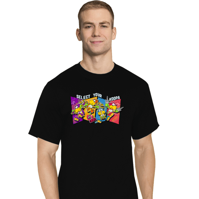 Secret_Shirts T-Shirts, Tall / Large / Black Koopa Ninjas