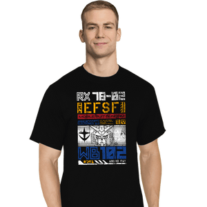 Daily_Deal_Shirts T-Shirts, Tall / Large / Black RX-78-02 DATA