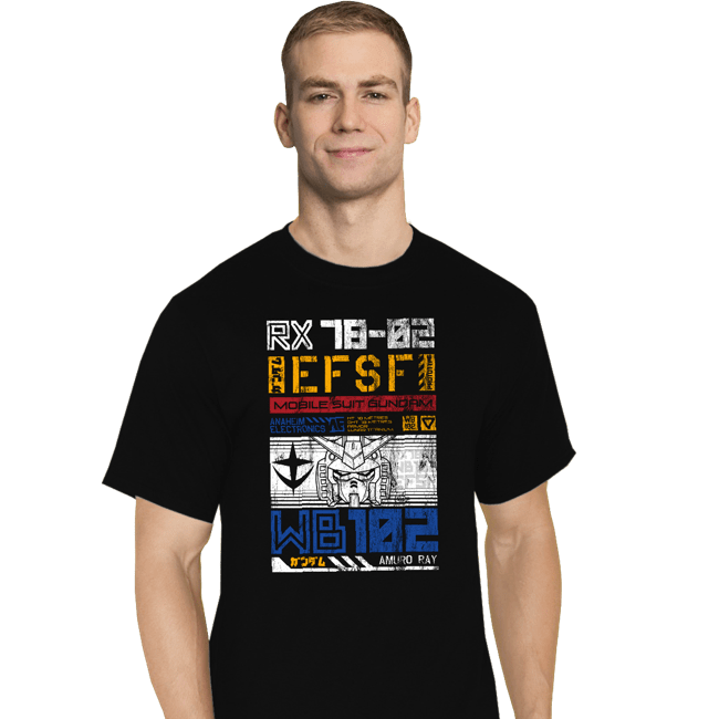 Daily_Deal_Shirts T-Shirts, Tall / Large / Black RX-78-02 DATA