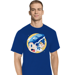 Shirts T-Shirts, Tall / Large / Royal Blue The Blue Bomber Head