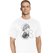 Load image into Gallery viewer, Shirts T-Shirts, Tall / Large / White Pizza and Beer

