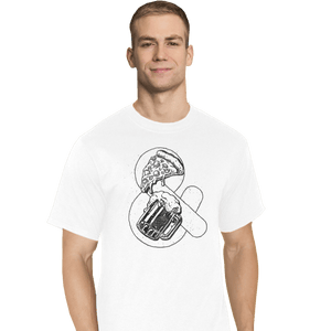 Shirts T-Shirts, Tall / Large / White Pizza and Beer