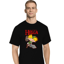 Load image into Gallery viewer, Daily_Deal_Shirts T-Shirts, Tall / Large / Black The Legend Of Helga
