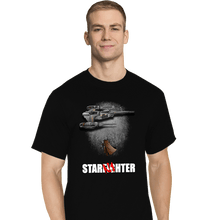 Load image into Gallery viewer, Secret_Shirts T-Shirts, Tall / Large / Black To The Starfighter!
