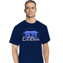 Load image into Gallery viewer, Daily_Deal_Shirts T-Shirts, Tall / Large / Navy Evil Cabin
