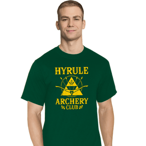 Daily_Deal_Shirts T-Shirts, Tall / Large / Charcoal Hyrule Archery Club