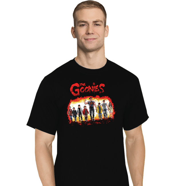 Secret_Shirts T-Shirts, Tall / Large / Black Goonies Warriors