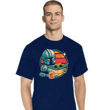 Load image into Gallery viewer, Daily_Deal_Shirts T-Shirts, Tall / Large / Navy Beskar Dad
