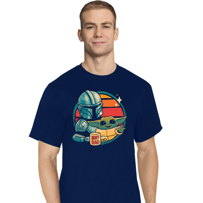 Daily_Deal_Shirts T-Shirts, Tall / Large / Navy Beskar Dad