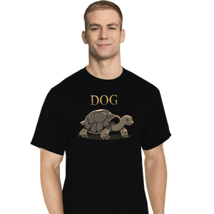 Daily_Deal_Shirts T-Shirts, Tall / Large / Black Dog Ahead