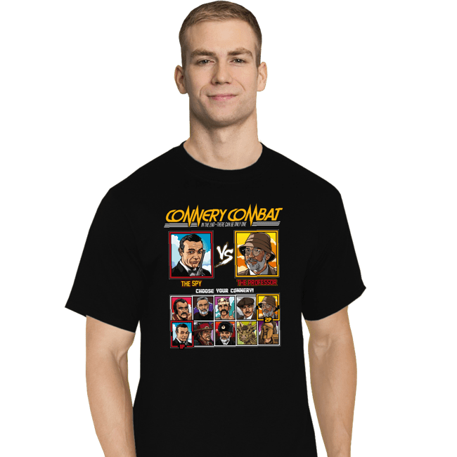Shirts T-Shirts, Tall / Large / Black Connery Combat