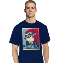 Load image into Gallery viewer, Shirts T-Shirts, Tall / Large / Navy Omlette Du Fromage
