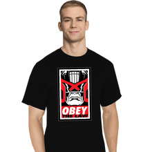 Load image into Gallery viewer, Daily_Deal_Shirts T-Shirts, Tall / Large / Black Obey The Law
