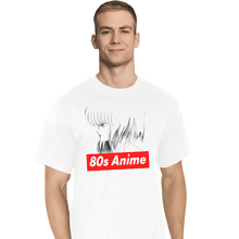 Load image into Gallery viewer, Shirts T-Shirts, Tall / Large / White 80s Anime
