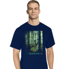 Load image into Gallery viewer, Shirts T-Shirts, Tall / Large / Navy Visit Endor
